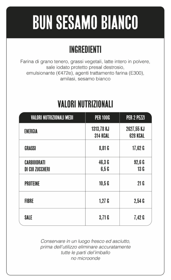 BUN AL SESAMO - immagine 2